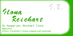 ilona reichart business card
